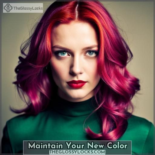 Maintain Your New Color