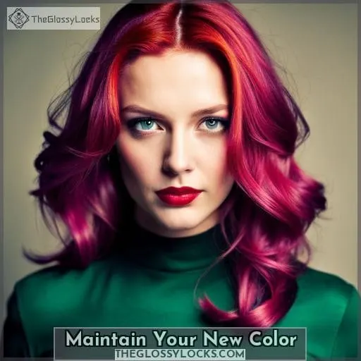 Maintain Your New Color