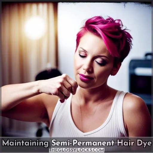 Maintaining Semi-Permanent Hair Dye