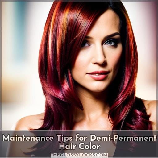 Maintenance Tips for Demi-Permanent Hair Color