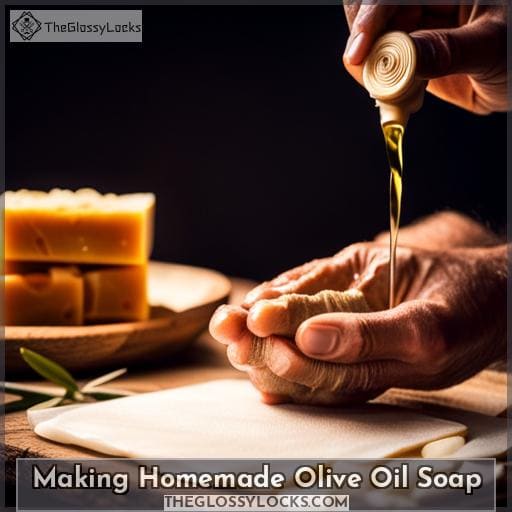 Making Homemade Olive Oil Soap
