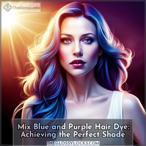 mix blue and purple hair dye