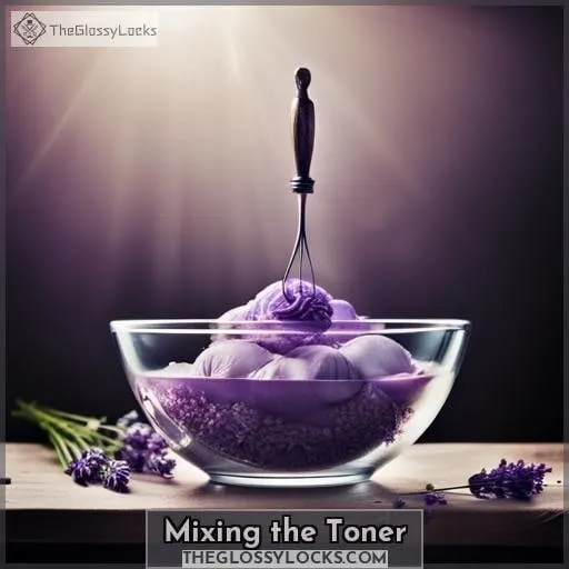 Mixing the Toner