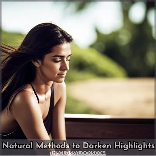 Natural Methods to Darken Highlights