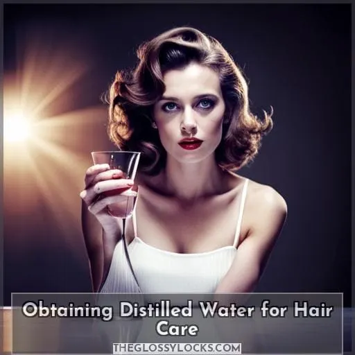 Obtaining Distilled Water for Hair Care