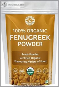 Organic Fenugreek Seed powder-16 oz/454gm