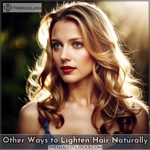 Other Ways to Lighten Hair Naturally