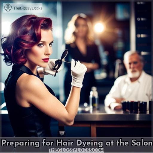 Preparing for Hair Dyeing at the Salon