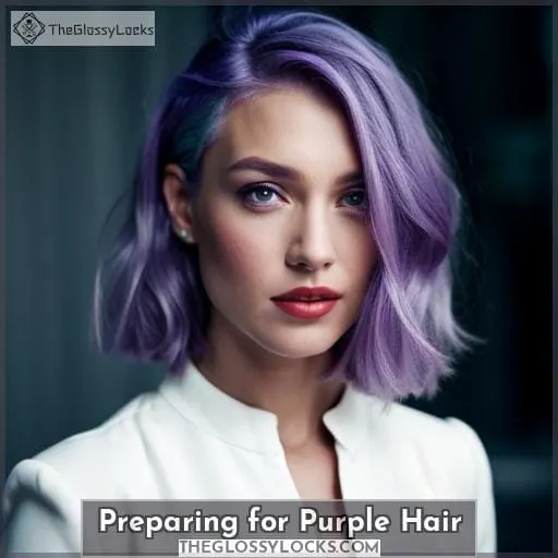 Preparing for Purple Hair