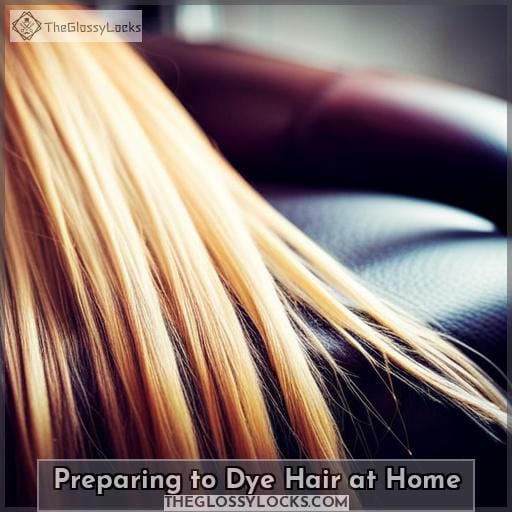 Preparing to Dye Hair at Home