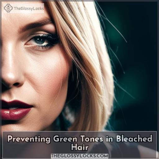 Preventing Green Tones in Bleached Hair Preventing Green Tones in Bleached Hair