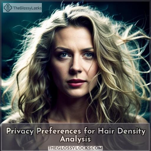Privacy Preferences for Hair Density Analysis