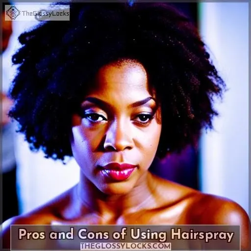 Pros and Cons of Using Hairspray