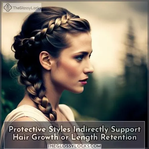 Protective Styles Indirectly Support Hair Growth or Length Retention