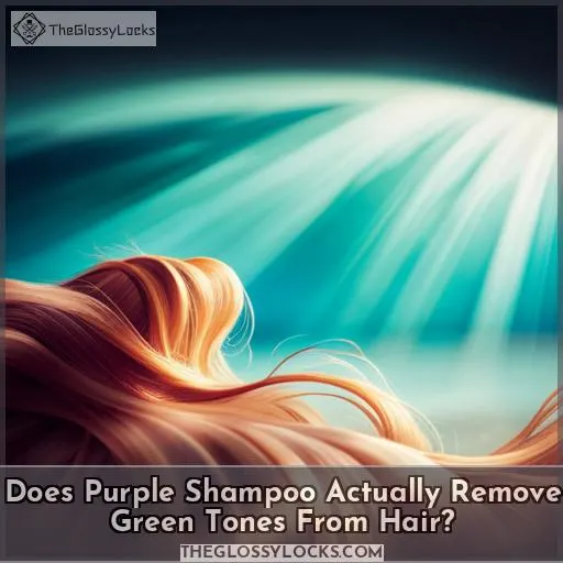 purple shampoo work for green pool hair