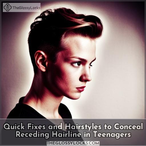Quick Fixes and Hairstyles to Conceal Receding Hairline in Teenagers