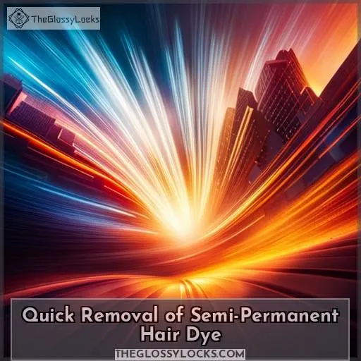 Quick Removal of Semi-Permanent Hair Dye