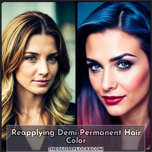 Reapplying Demi-Permanent Hair Color