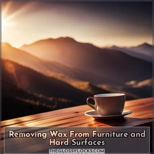 Removing Wax From Furniture and Hard Surfaces