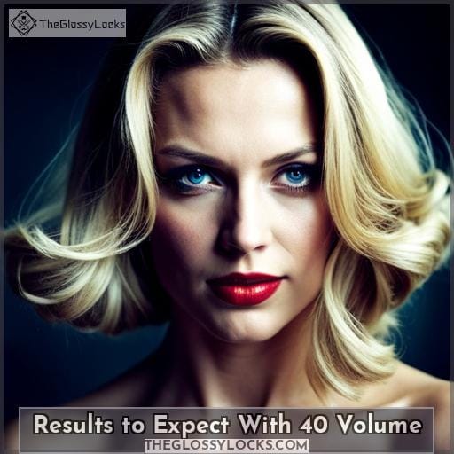 Results to Expect With 40 Volume