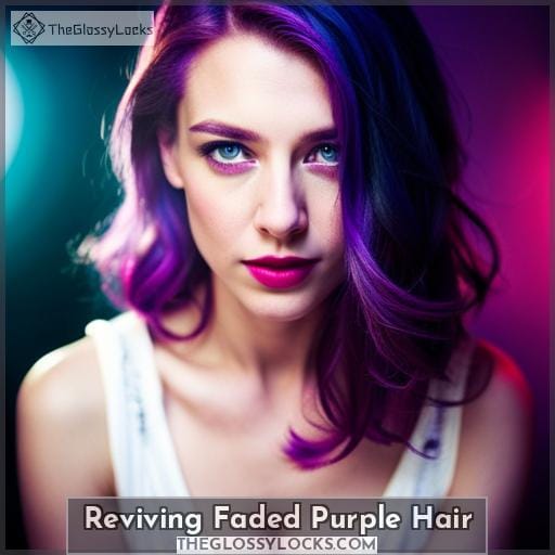 Reviving Faded Purple Hair