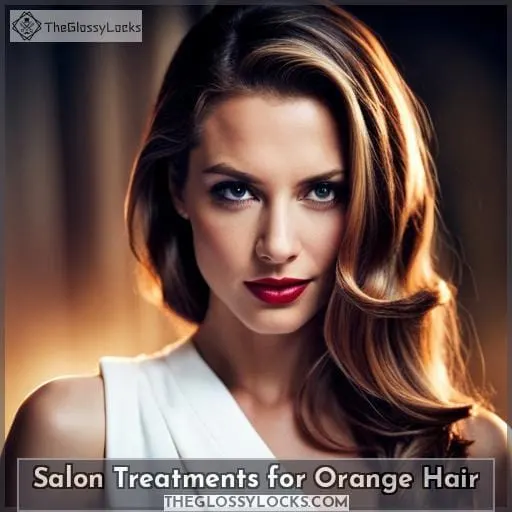 Salon Treatments for Orange Hair