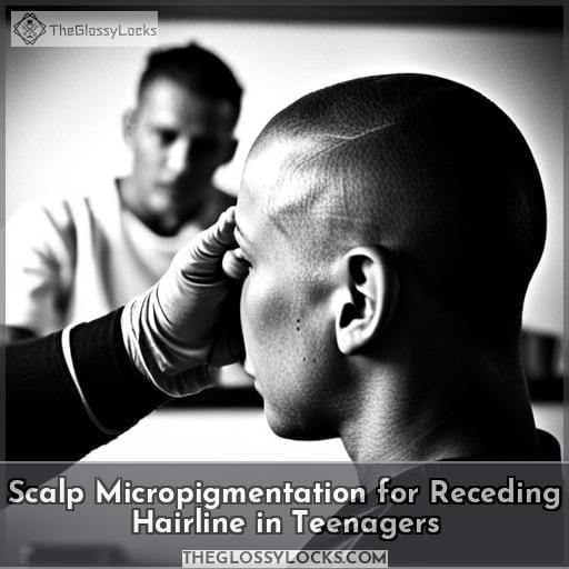 Scalp Micropigmentation for Receding Hairline in Teenagers