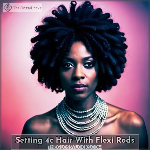 Setting 4c Hair With Flexi Rods