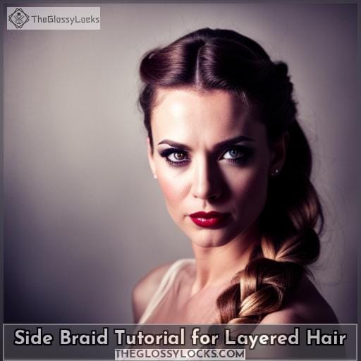 Side Braid Tutorial for Layered Hair
