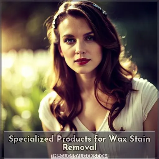 Specialized Products for Wax Stain Removal