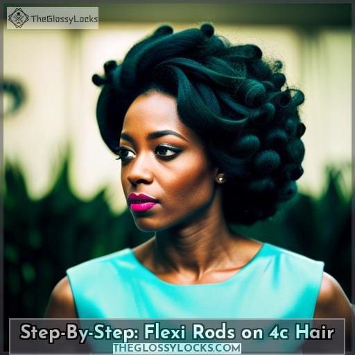 Flexi Rods on 4c Hair How to Curl and Define Your Natural Coils