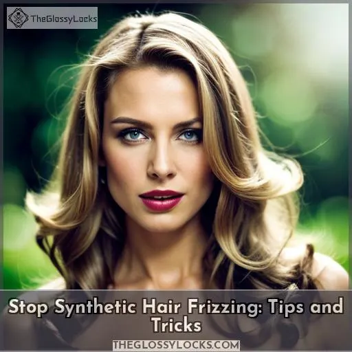 stop synthetic hair frizzing