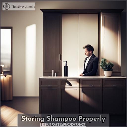 Storing Shampoo Properly