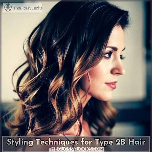 Styling Techniques for Type 2B Hair