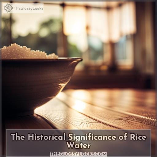 The Historical Significance of Rice Water