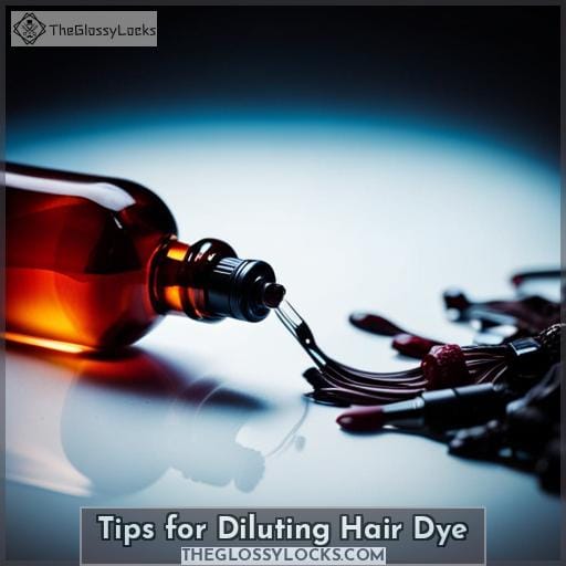 Tips for Diluting Hair Dye