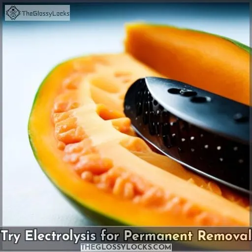 Try Electrolysis for Permanent Removal