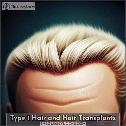 Type 1 Hair and Hair Transplants