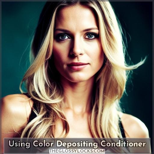 Using Color Depositing Conditioner Using Color Depositing Conditioner