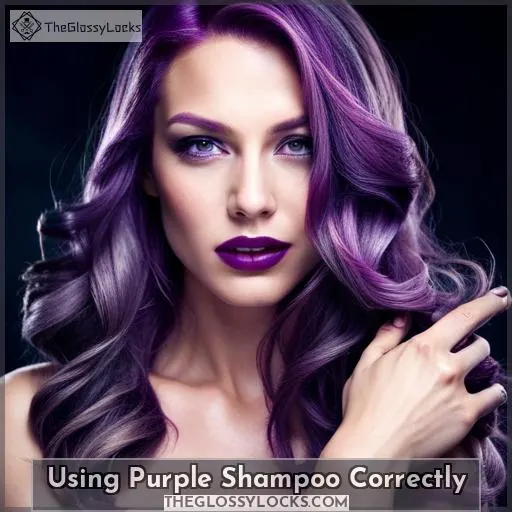 Using Purple Shampoo Correctly