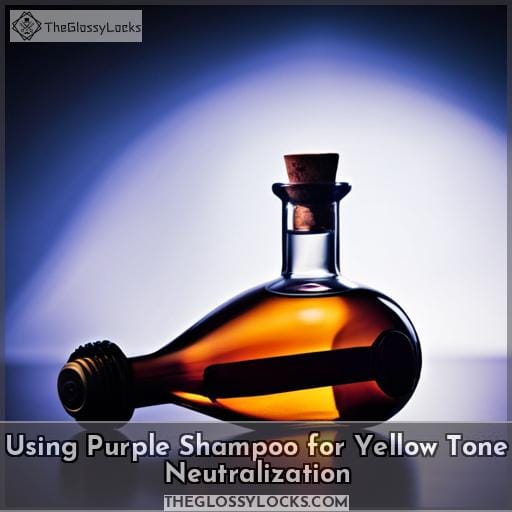 Using Purple Shampoo for Yellow Tone Neutralization