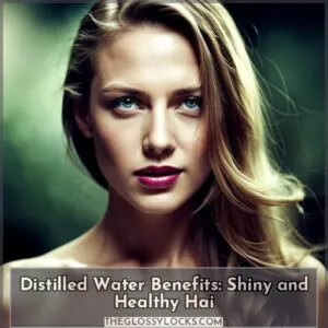 washing hair distilled water