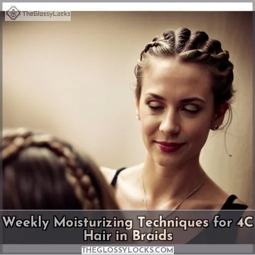 Weekly Moisturizing Techniques for 4C Hair in Braids