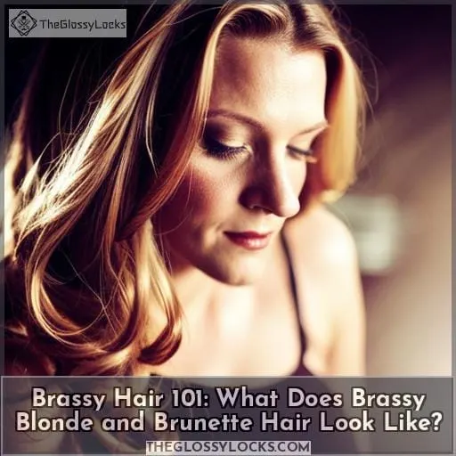 what does brassy hair look like