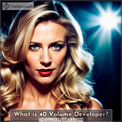 What is 40 Volume Developer