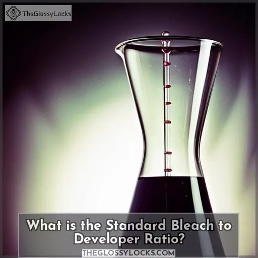 What is the Standard Bleach to Developer Ratio