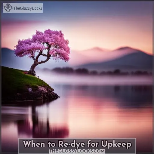 When to Re-dye for Upkeep