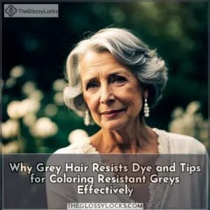 why hair dye wont take on grey hair