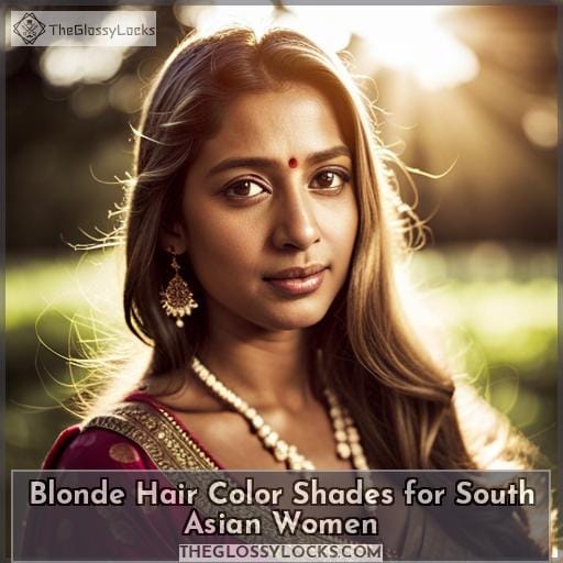 will blonde hair color suit south asian women