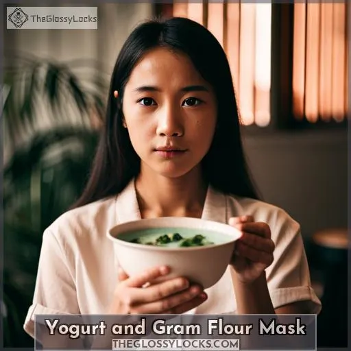 Yogurt and Gram Flour Mask